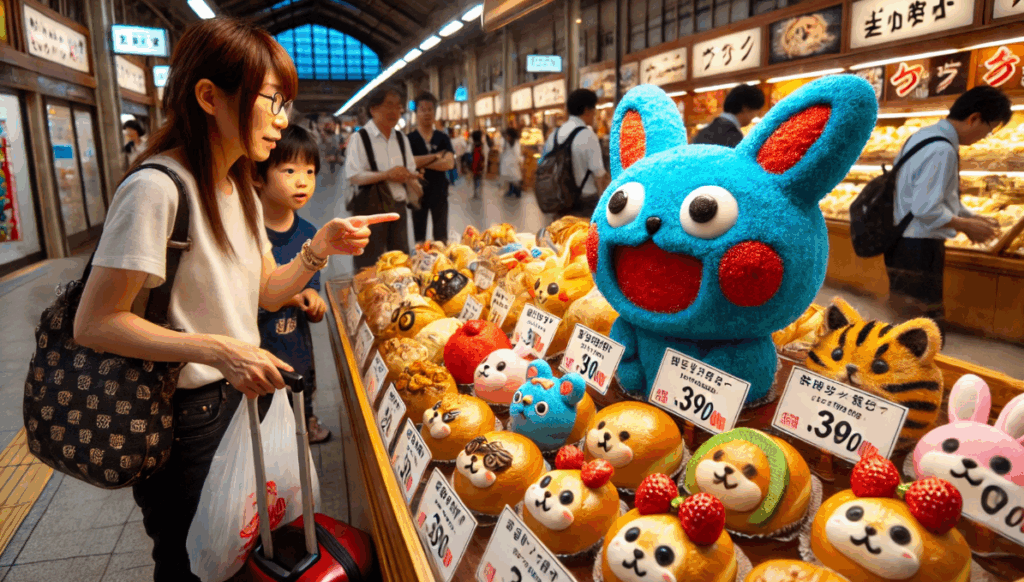 ドーナツ以外のミャクミャクパンも紹介