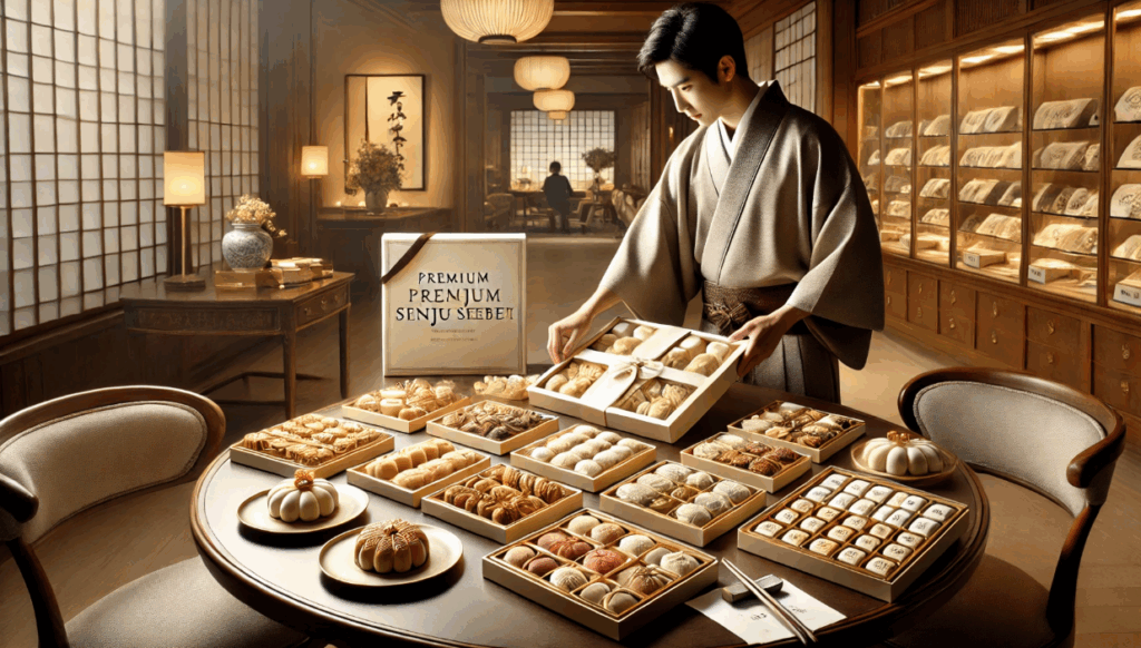 プレミアム千寿せんべいとの違いは素材