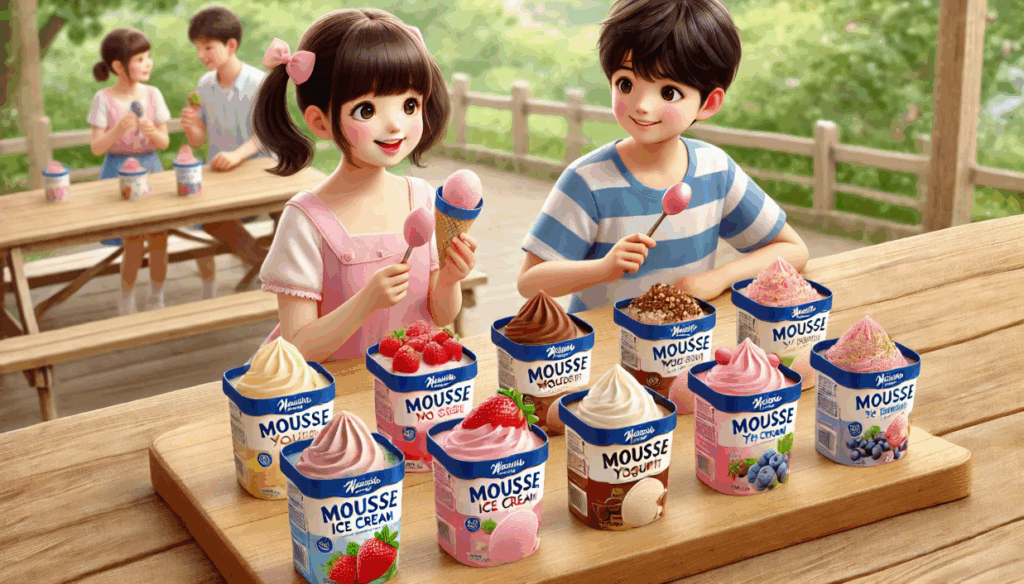 ヨーグルッペなど豊富な種類