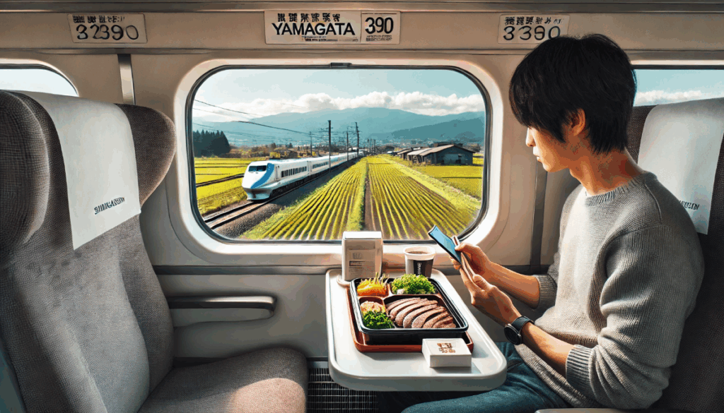 新幹線予約と便利な車内販売