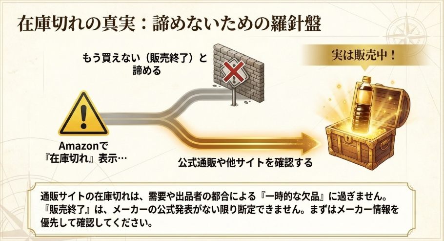 Amazonで九州醤油が在庫切れでも販売終了とは限らず公式通販や他サイトを確認する流れ