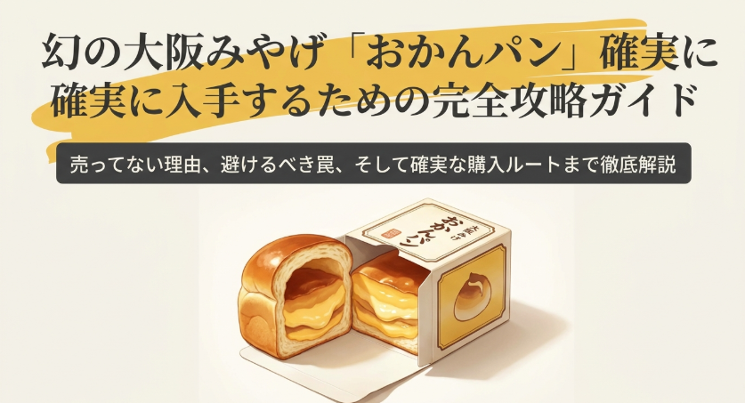 おかんパンを確実に入手するための攻略ガイド表紙